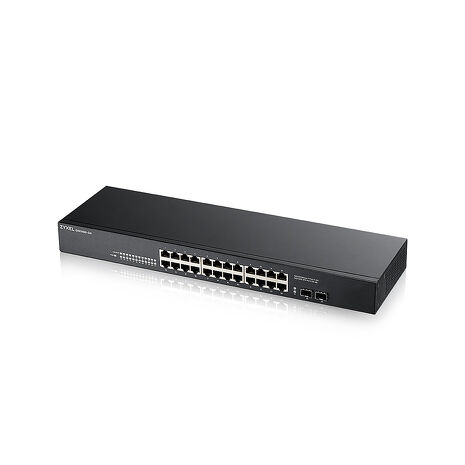 Zyxel 合勤 GS1100-24v3 無網管型24埠Gigabit+2埠SFP光纖交換器