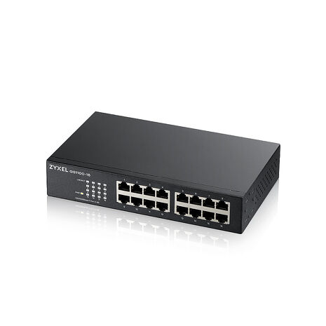 Zyxel 合勤 GS1100-16 16埠GbE無網管網路交換器