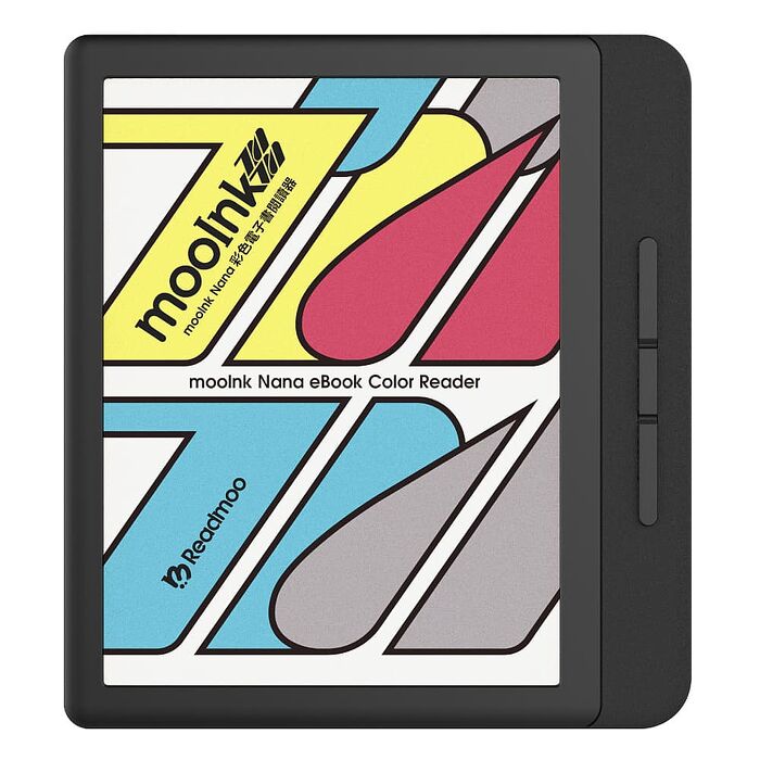 Readmoo讀墨 7 吋 mooInk 玩轉 Nana 彩色電子書閱讀器-暗夜黑/迷月白(磁感應保護殼組)
