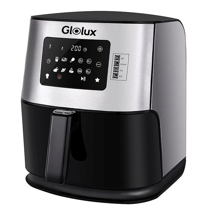 Glolux 7.5L健康陶瓷氣炸鍋-銀色(GLX6001AF)
