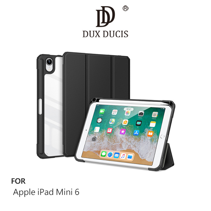 DUX DUCIS Apple iPad Mini 6 TOBY 筆槽皮套