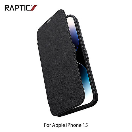 RAPTIC Apple iPhone 15/15 Plus/15 Pro/15 Pro Max Urban Folio 皮套