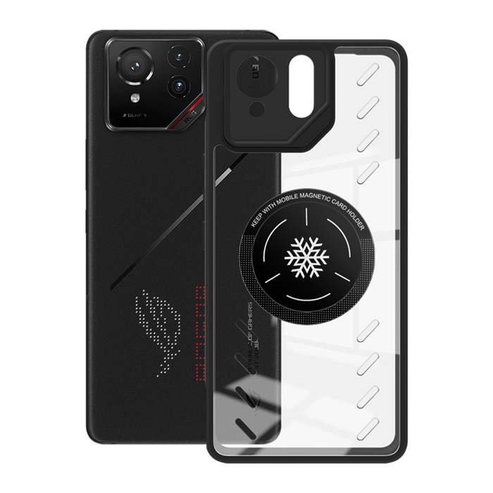Imak ASUS ROG Phone 9 / 9Pro 雙料防摔保護套-石墨烯散熱款 雙料殼 防摔殼 支援 Magsafe 散熱配件(不支援充電)