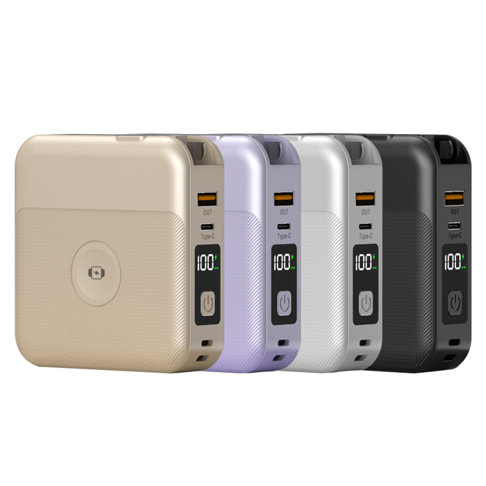 Nisda BS-WL720 AI 智能自帶線萬用充行動電源(10000mAh) 多合一行動電源 插頭行動電源 旅行行動電源
