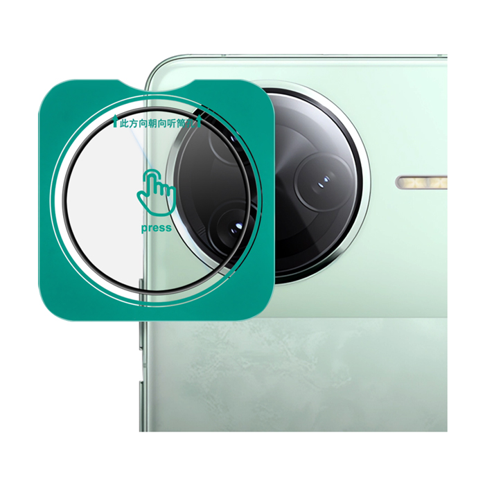 Imak POCO F7 Pro / F7 Ultra 5G 鏡頭玻璃貼(自帶定位版) 奈米吸附