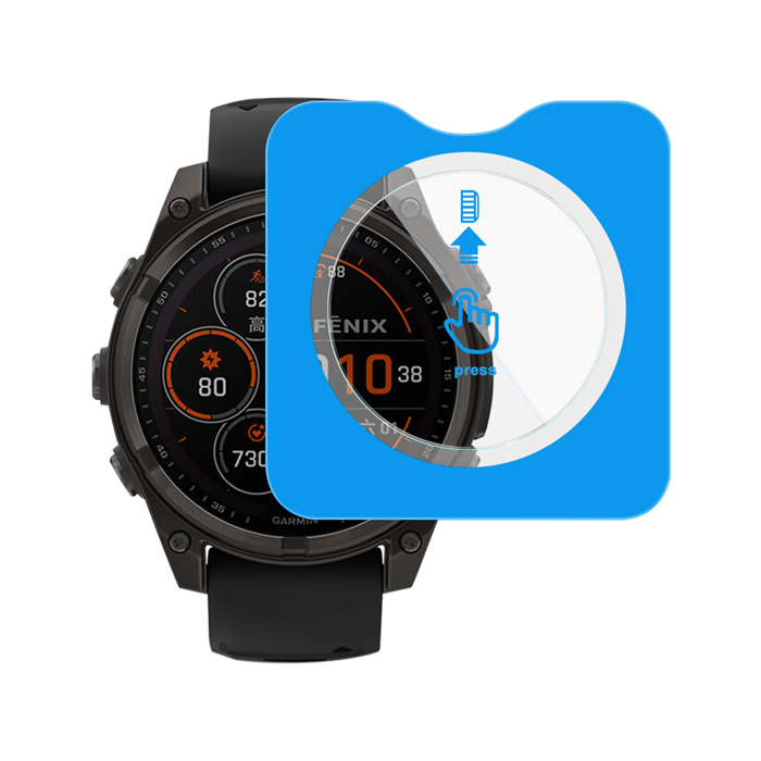 Imak GARMIN Fenix 8 Solar (47mm) 玻璃手錶膜(自帶定位版) 保護貼 玻璃貼