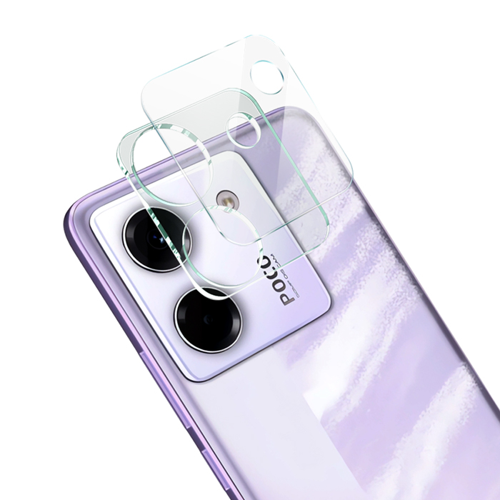 Imak POCO M7 Pro 5G 鏡頭玻璃貼(一體式) 奈米吸附 鏡頭保護貼