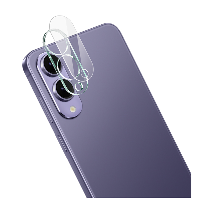 Imak SAMSUNG 三星 Galaxy S25 Edge 鏡頭玻璃貼(一體式)(透明版/曜黑版/黑圈版) 奈米吸附