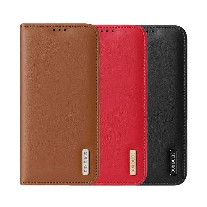 DUX DUCIS SAMSUNG 三星 S25 Edge Hivo 真皮保護套 側翻皮套