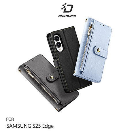 DUX DUCIS 三星 S25 Edge LAWA 二合一錢包保護套 真皮 分拆式皮套 磁吸支援MagSafe