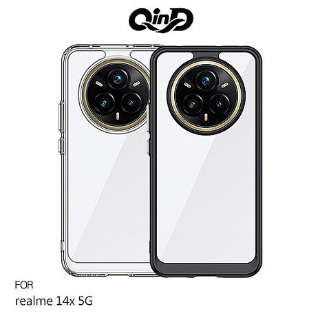 QinD realme 14x 5G 雙料太空殼 手機殼