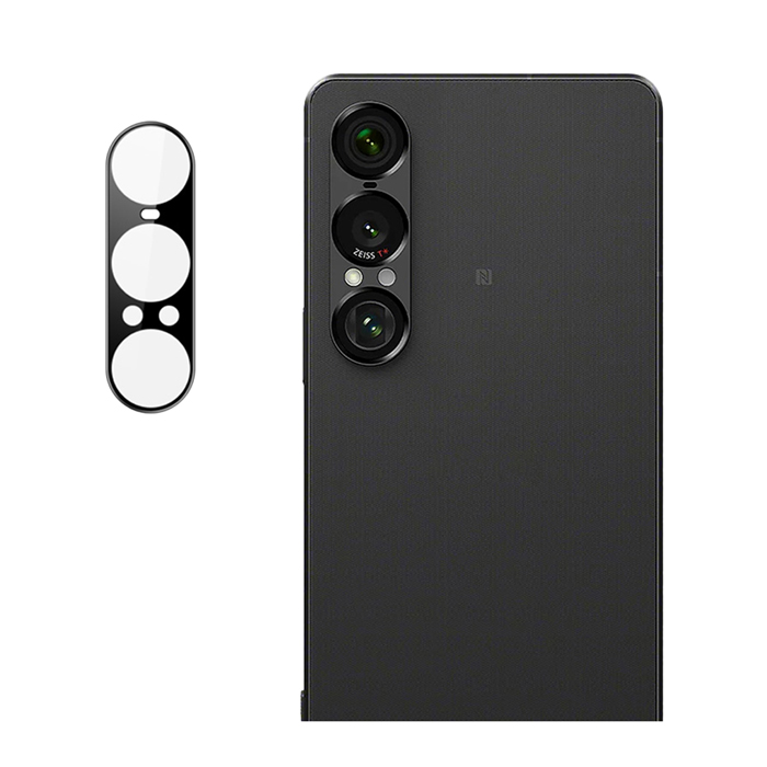 Imak SONY Xperia 1 VII 鏡頭玻璃貼(曜黑版) 奈米吸附