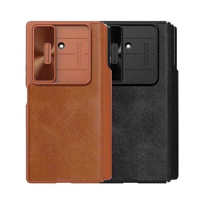 NILLKIN SAMSUNG Galaxy Z Fold 7 5G 秦系列 Pro 皮套(攜筆款) 鏡頭防塵蓋