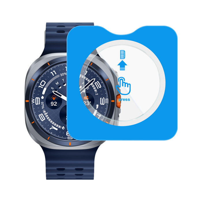 Imak SAMSUNG 三星 Watch Ultra (2025) 47mm 玻璃手錶膜 (自帶定位版)