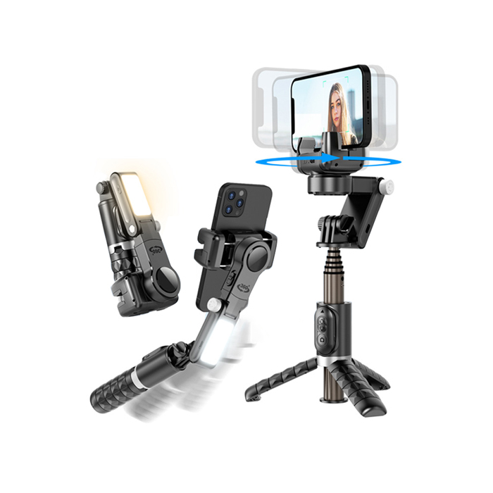 CYKE Q18 全自動跟拍雲台/自拍桿(正交三軸+APP人臉追蹤)+Gimbal 藍牙控制器 可站立 全身全景 直播