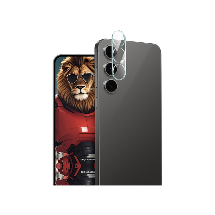 Imak SAMSUNG S25 FE 鏡頭玻璃貼(一體式) (透明版/曜黑版/黑圈版) 奈米吸附