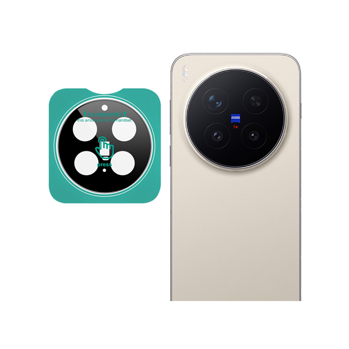 Imak vivo X300 / X300 Pro 5G 鏡頭玻璃貼(透明版/曜黑版)(自帶定位版) 奈米吸附