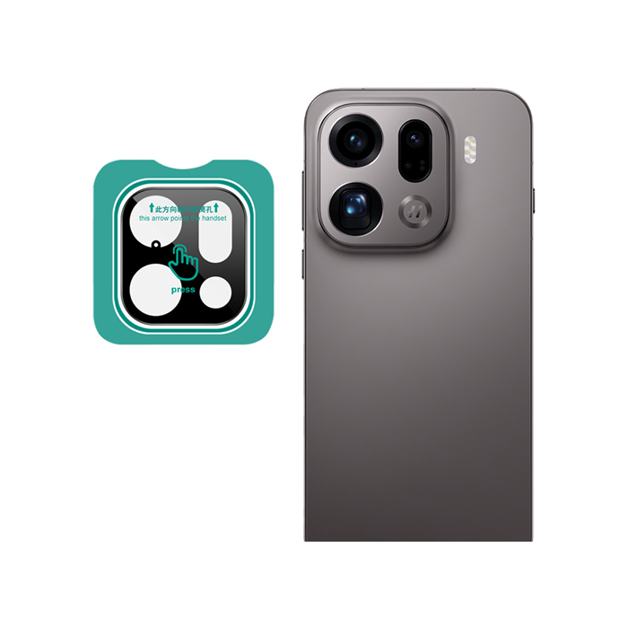 Imak OPPO Find X9 / X9 Pro 5G 鏡頭玻璃貼(曜黑版)(自帶定位版)