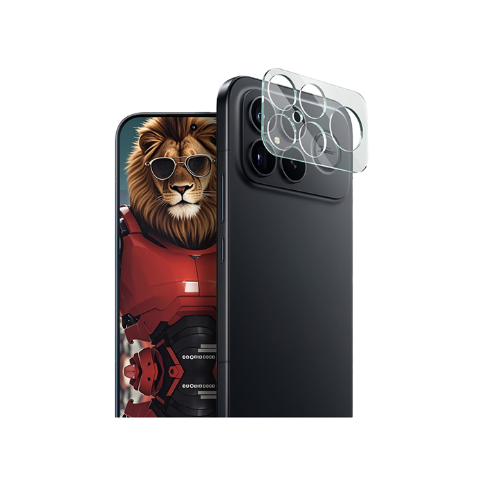 Imak POCO F8 Pro / F8 Ultra 5G 鏡頭玻璃貼(一體式)(透明版/曜黑版) 奈米吸附