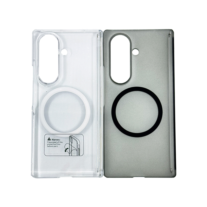 QinD SAMSUNG 三星 Z Fold 7 5G 雙中軸磁吸保護殼 手機殼 支援MagSafe (二色可選)