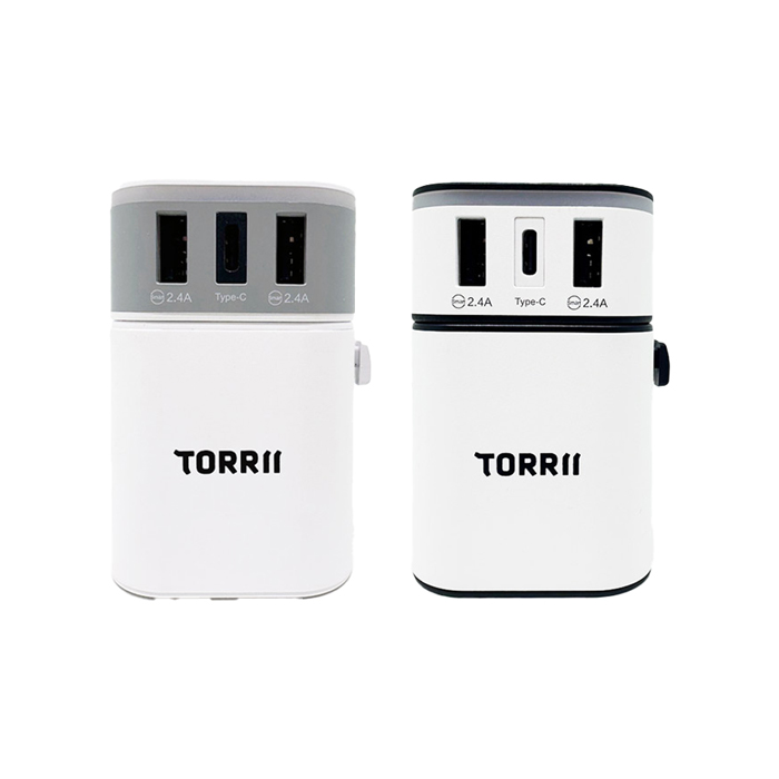 TORRII VOYA-45W多合一萬國轉接電源供應器 (快充版)