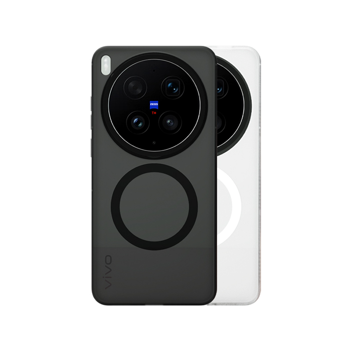 QinD vivo X300 Ultra 5G 隱砂磁吸保護殼 手機殼 支援MagSafe