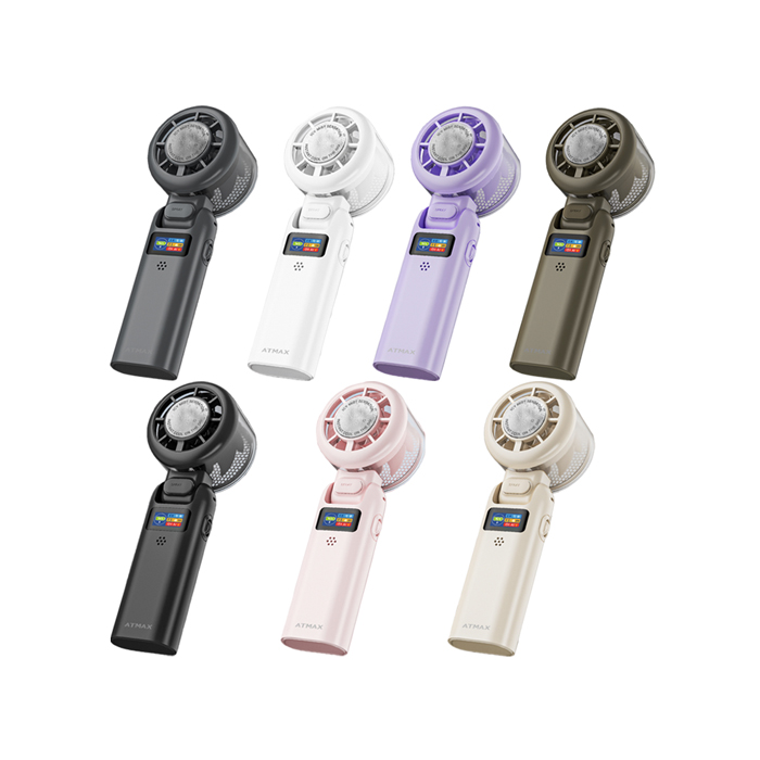 ATMAX Icy 小冰扇 AI智能水霧手持風扇 半導體製冷 渦輪風扇 桌面 可立 BSMI認證