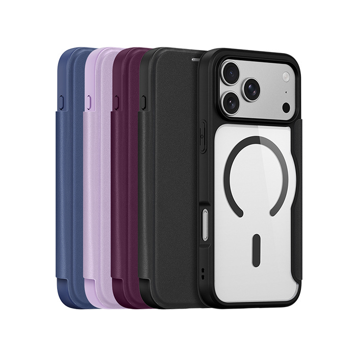 DUX DUCIS iPhone 18 Pro系列(共用17Pro系列) X Pro 磁吸側翻皮套 (四色可選)