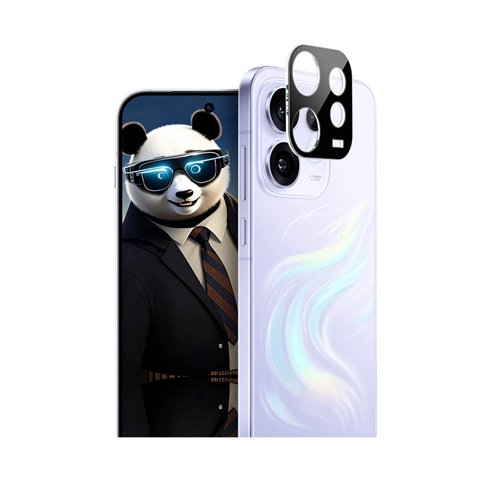 Imak OPPO Reno 16/16F 5G 鏡頭玻璃貼(一體式)(曜黑版) 奈米吸附