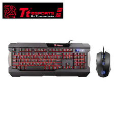 Tt eSPORTS曜越 軍令官 LED三色光電競組(鍵盤+滑鼠)