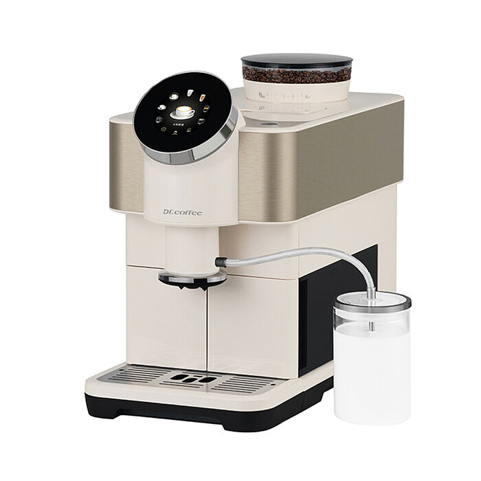 Dr. coffee 咖博士 H2 玩家型全自動義式咖啡機(珍珠白)