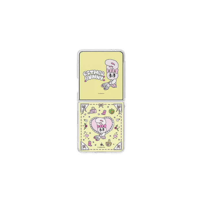 Samsung 三星 Galaxy Z Flip7 F7660   Esther Bunny 原廠主題式感應保護殼