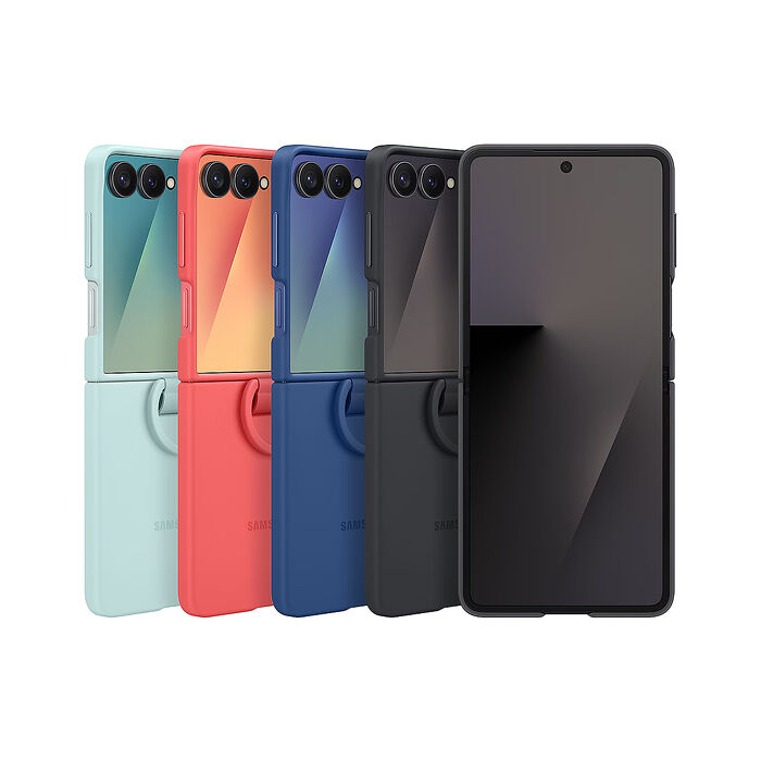 Samsung 三星 Galaxy Z Flip7 F7660 原廠矽膠薄型保護殼 ( 附指環扣 )