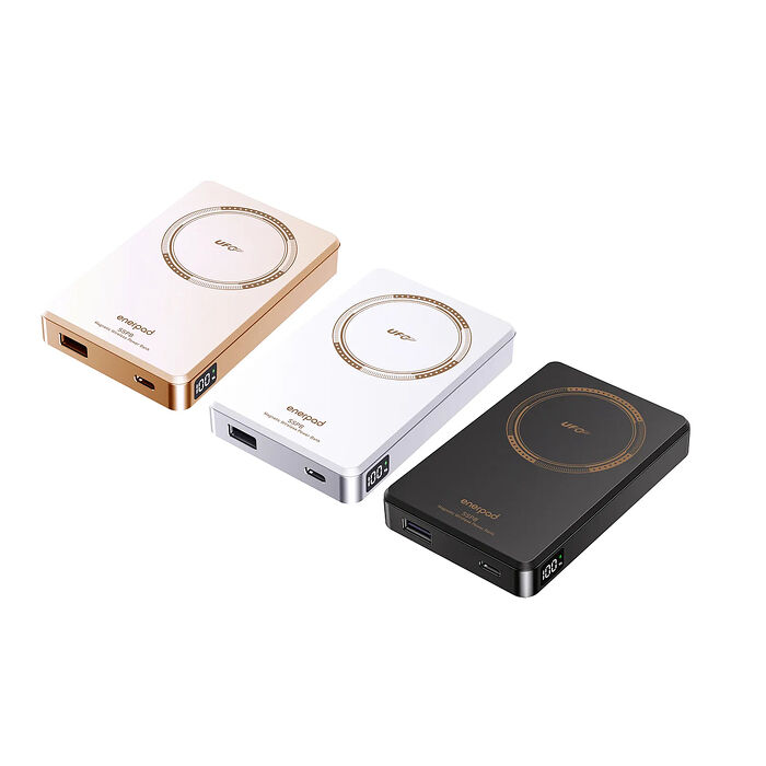 enerpad UFO 防爆固態磁吸式行動電源10000mAh MX-10000-SS ★CCC認證★