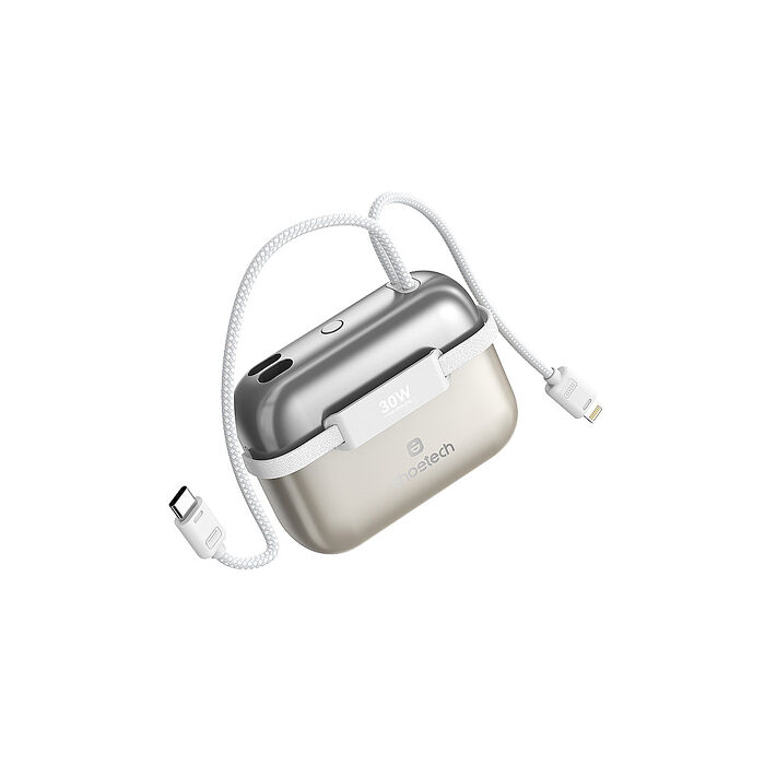 Choetech 小包充 30W PD快充自帶雙線 10000mAh行動電源 B812