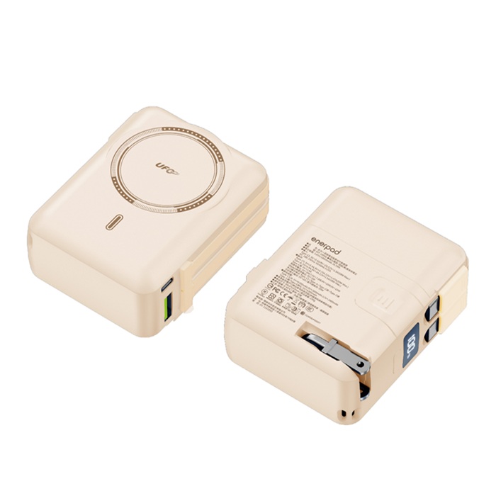 enerpad UFO多合一磁吸 快充 固態行動電源 10000mAh MT-10000 ★通過CCC認證★