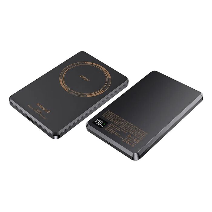 enerpad UFO 固態磁吸式行動電源5000mAh MX-5000-XP 可充APPLE WATCH ★通過CCC認證★