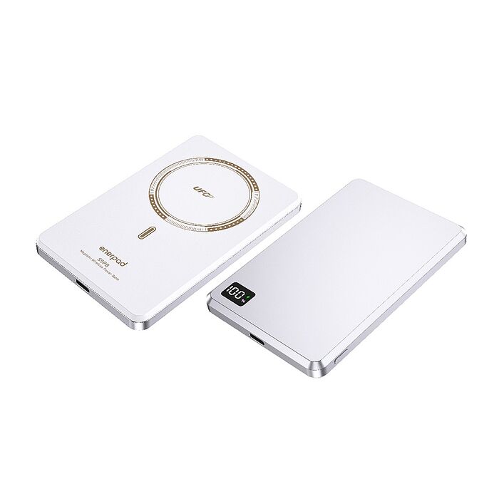 enerpad UFO 固態磁吸式行動電源5000mAh MX-5000-XP 可充APPLE WATCH ★通過CCC認證★