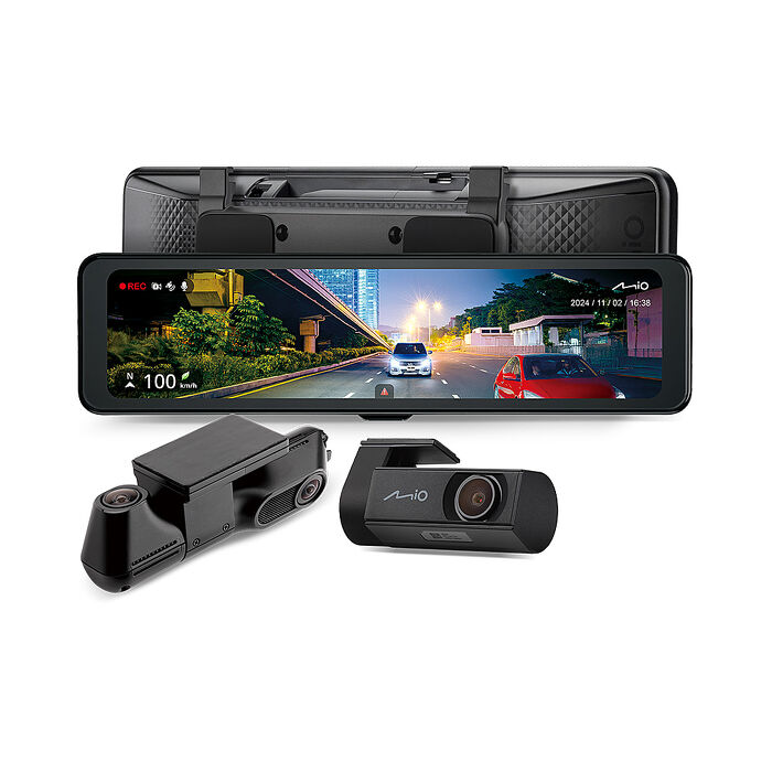 Mio MiVue R888W3 前2K後2K內側2K Sony STARVIS2 GPS測速 WIFI 後視鏡型 前後雙鏡行車記錄器 紀錄器