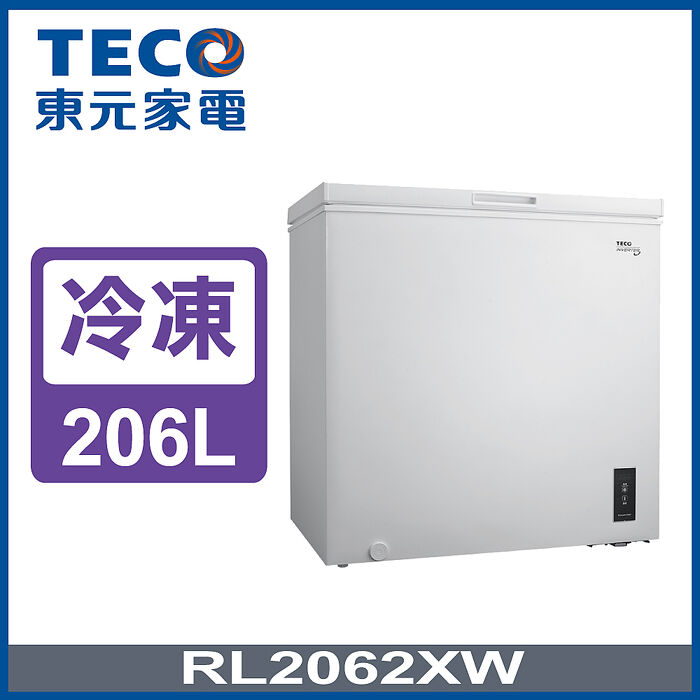 (員購)TECO 東元 149公升 上掀式單門臥式變頻冷凍櫃 RL1492XW