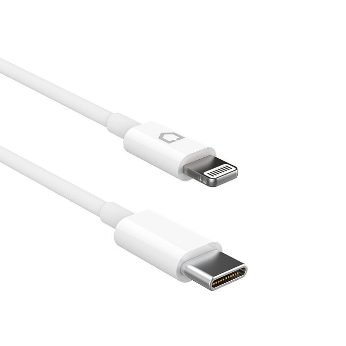 RHINOSHIELD 犀牛盾 Lightning to USB-C for 1M∣1公尺-白色一般款充電/傳輸線