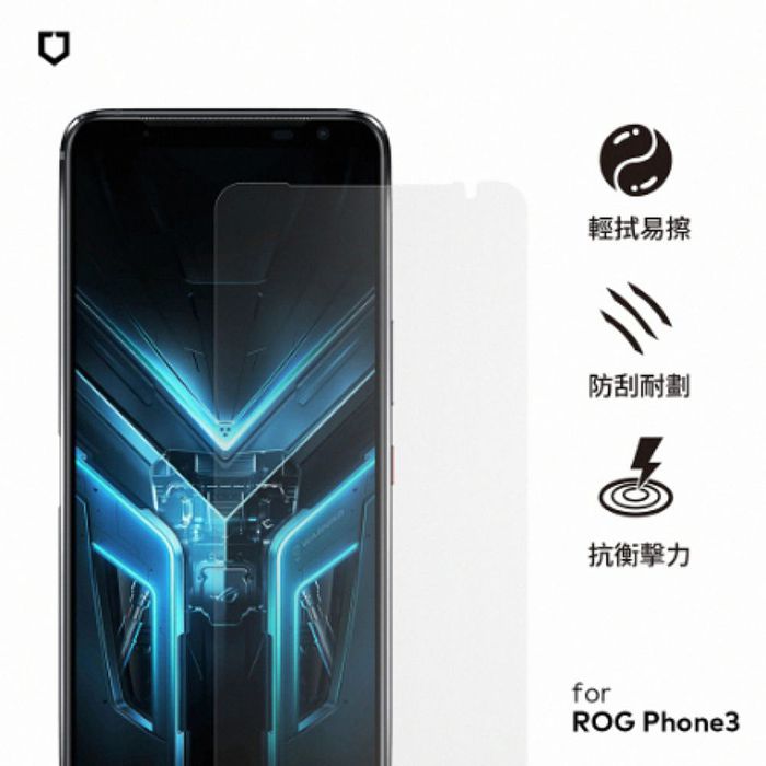 Rhinoshield 犀牛盾asus Rog Phone 3 正面耐衝擊手機螢幕保護貼 非滿版 耳機 穿戴 手機配件 Myfone購物