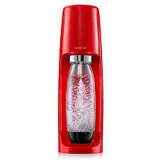 Sodastream時尚風自動扣瓶氣泡水機Spirit 紅