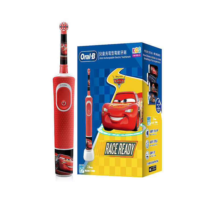 德國百靈Oral-B-充電式兒童電動牙刷 D100kids (Cars).