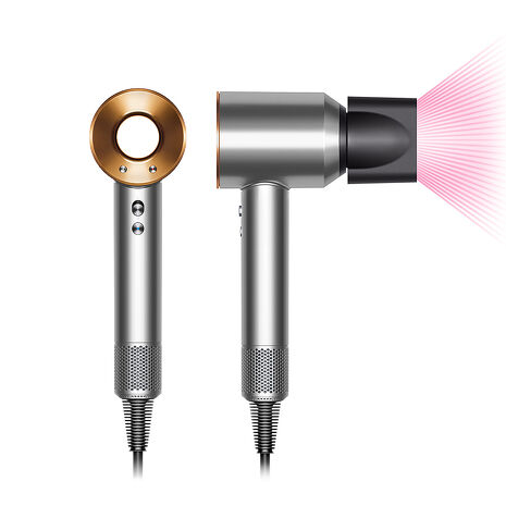 [VIP限定]Dyson戴森 Supersonic Origin 吹風機 HD08 銀銅色 (送收納架+光澤雙梳組)