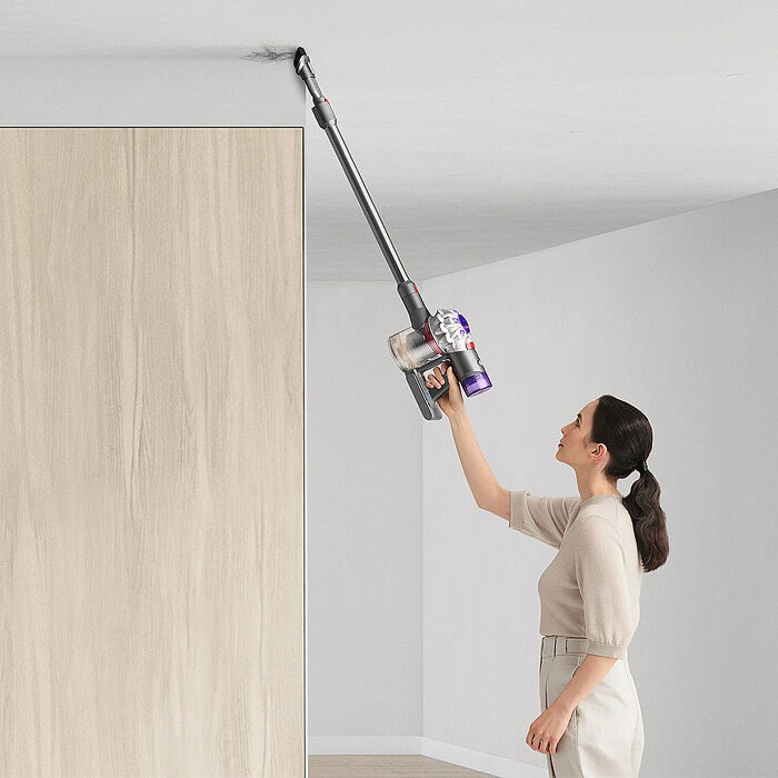 Dyson戴森 Dyson V8 SV25 新一代無線吸塵器【贈地毯吸頭+高處吸頭+低處吸頭+收納架】