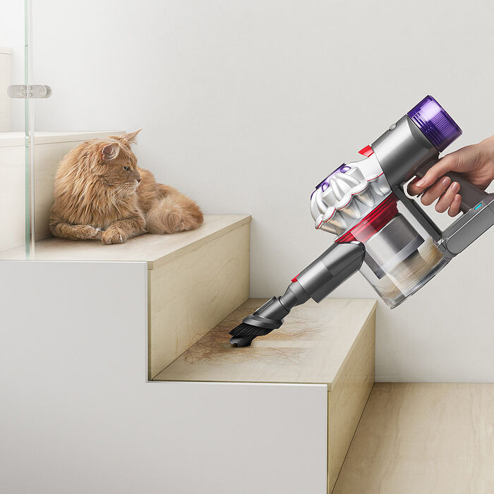 Dyson戴森 Dyson V8 SV25 新一代無線吸塵器【贈地毯吸頭+高處吸頭+低處吸頭+收納架】