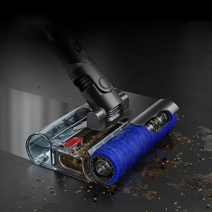 Dyson戴森 Digital Slim Submarine SV52 輕量乾濕全能洗地吸塵器 銀灰【贈光澤雙梳組+收納架】