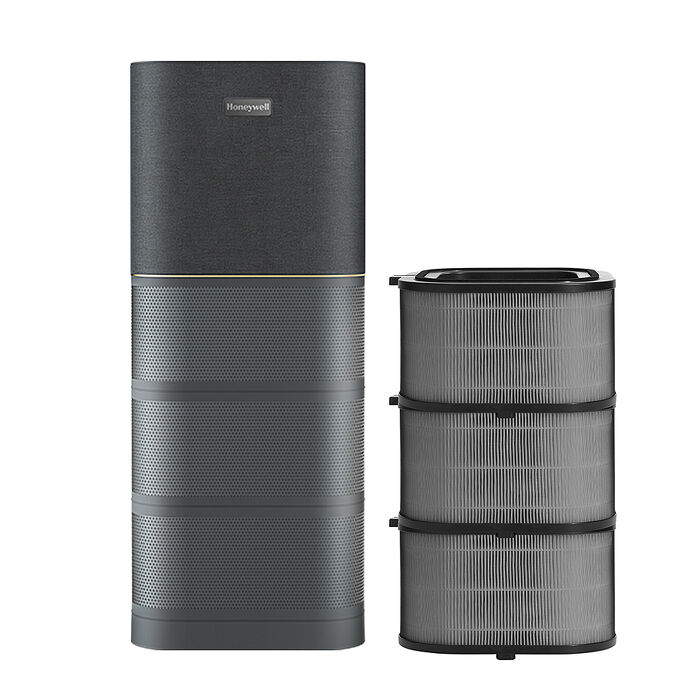 【一年份濾網組】美國Honeywell X1000 航太級UVC殺菌空氣清淨機(適用22-44坪｜太空機)（預購）