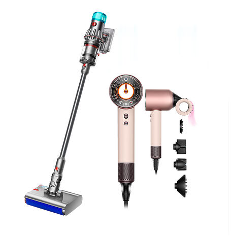 【超值組合】Dyson 戴森 SV49 乾溼全能洗地吸塵器+HD16 Supersonic 全新一代吹風機